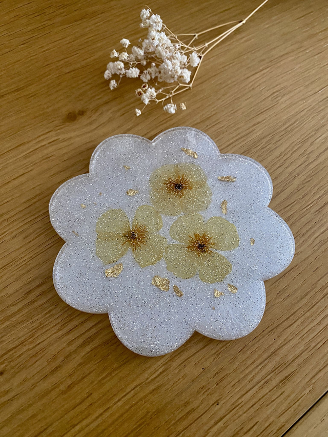 Sous verre fleur - pavot de Californie