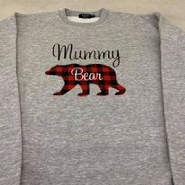 Mummy bear sweater