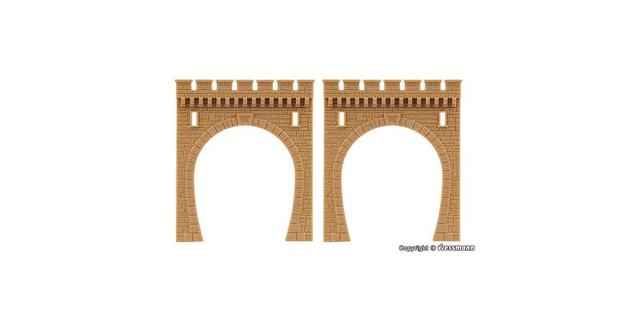 2 entrées tunnel Vollmer 47811 N