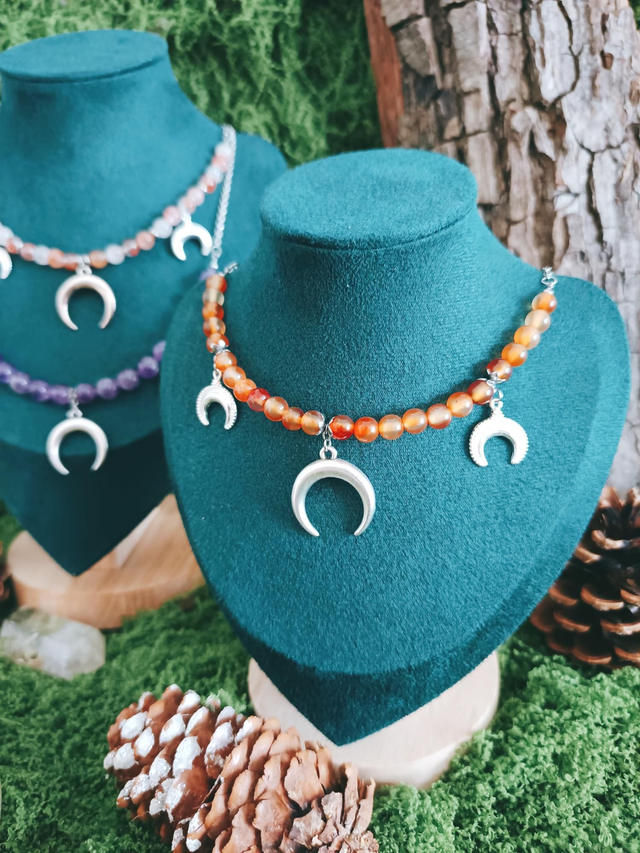 COLLIER - HÉCATE (argenté)