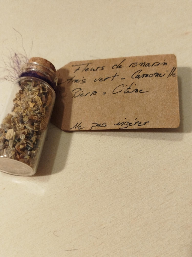 Fiole de protection "sommeil"