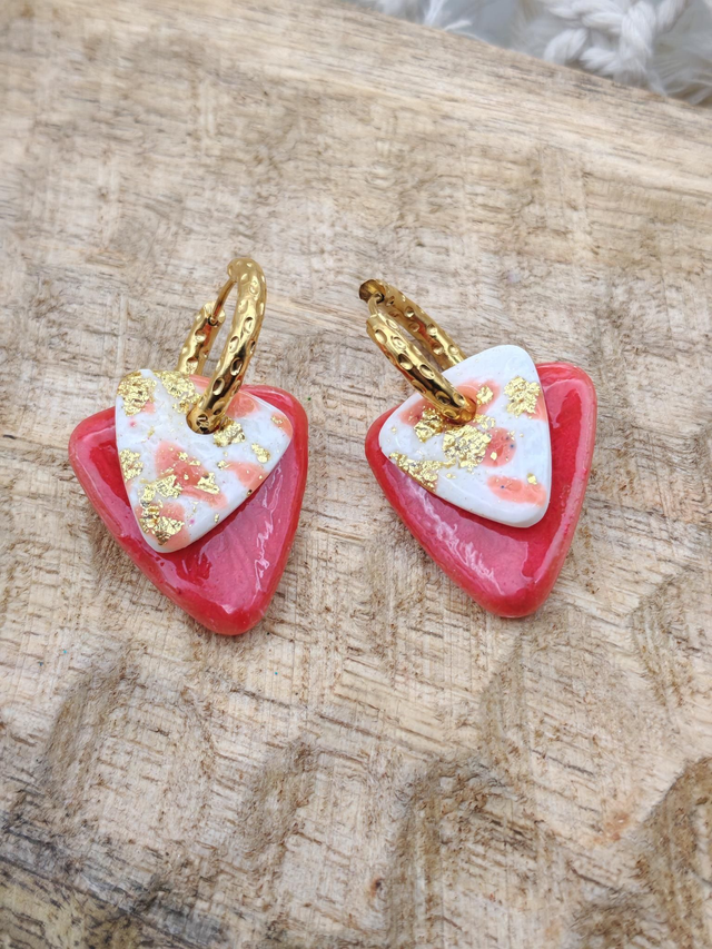 A Choupettes Duo triangle rouge