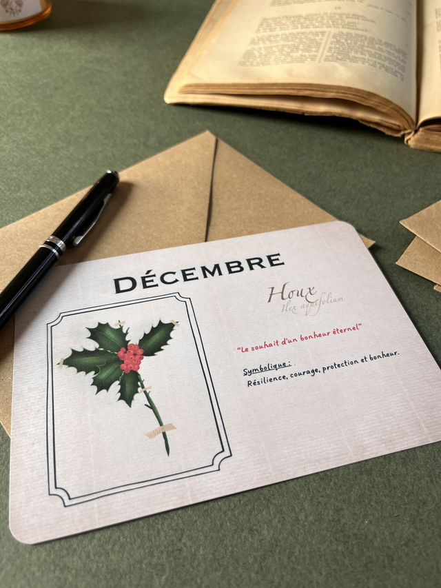 Carte 12. Décembre, le Houx