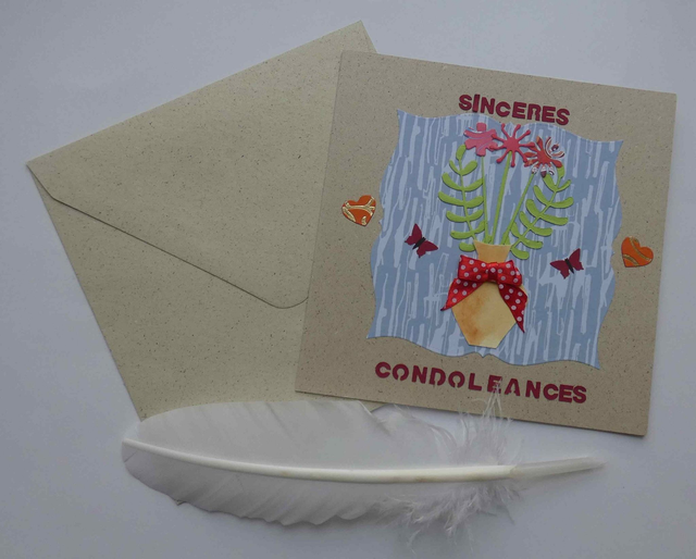 Le bouquet coloré du deuil