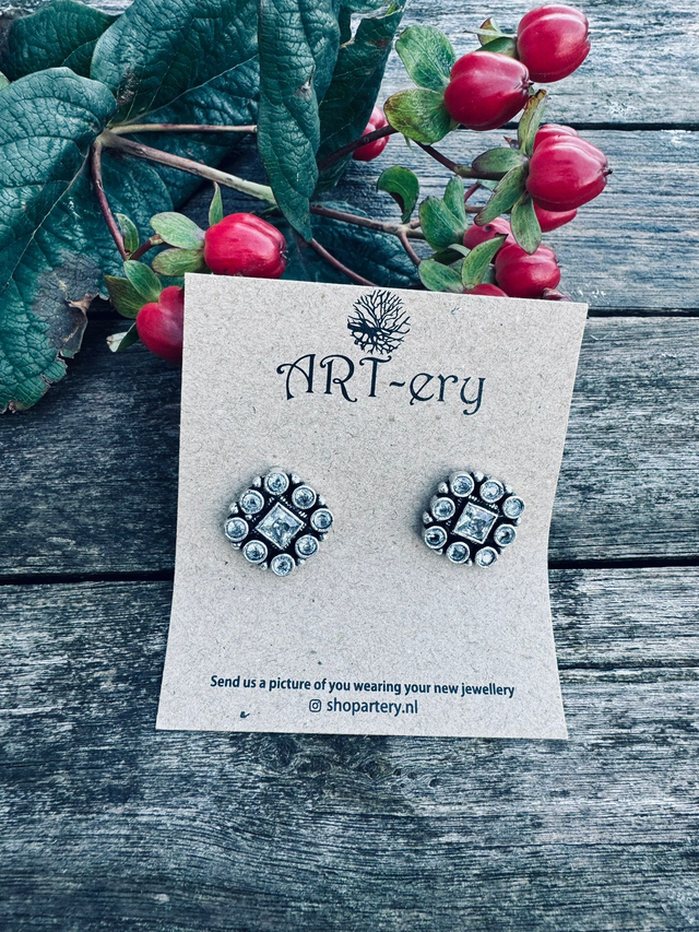 Floral earrings
