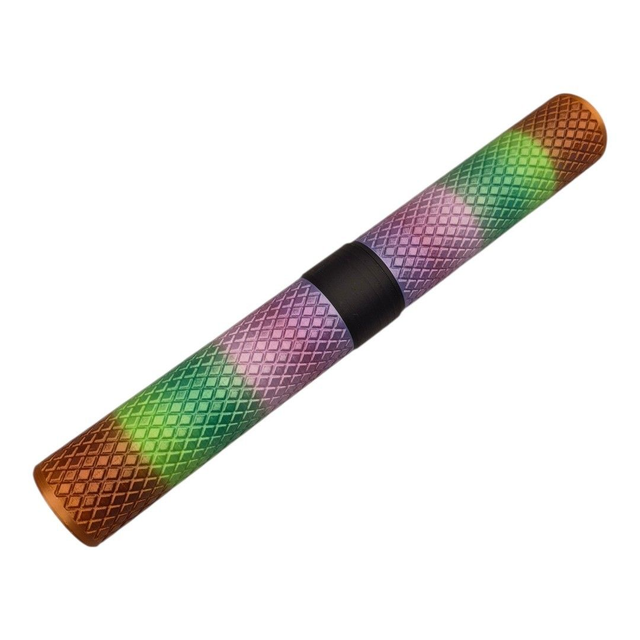 Brown, Lilac and Green String Tube ©