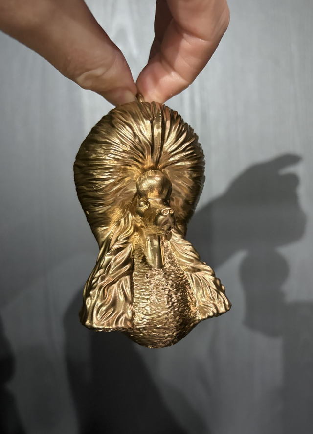 Poodle Glimmering Gold