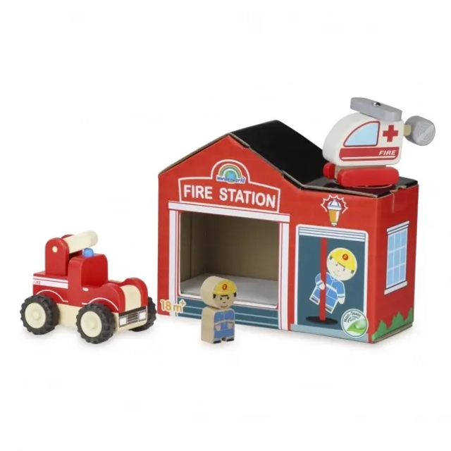 Wooden Fire Station
