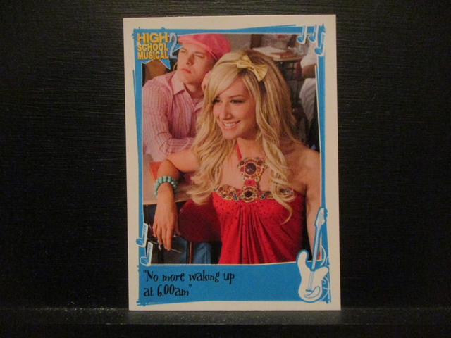High School Musical 2 Original Trading Card #34