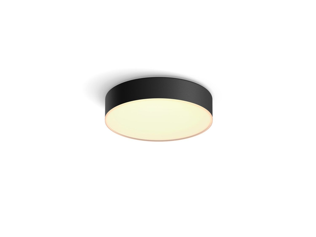 Philips Hue White Ambiance Enrave Plafonnier S Noir + variateur d&#039;intensité lumineuse