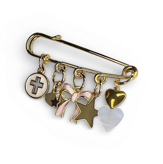 BROCHE AQUENE et Son Charm bonnet 