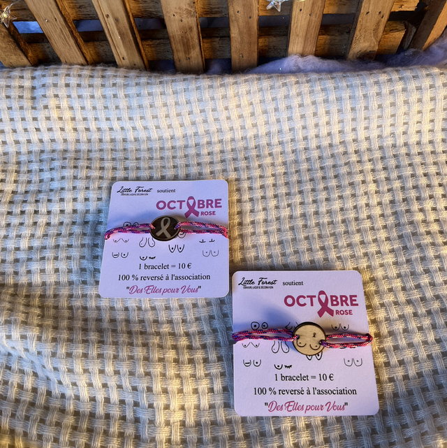 Bracelet Octobre Rose 🩷