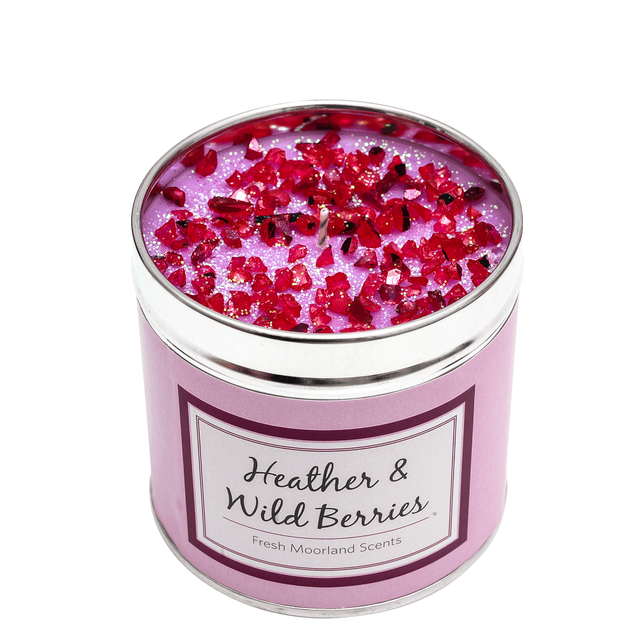 Heather & wild berries candle 