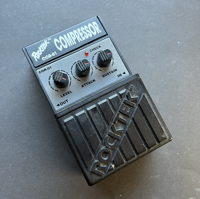 1980&#039;s RockTek Compressor COR-01 (BLACK Edition) (Inspired by Boss CS-2)