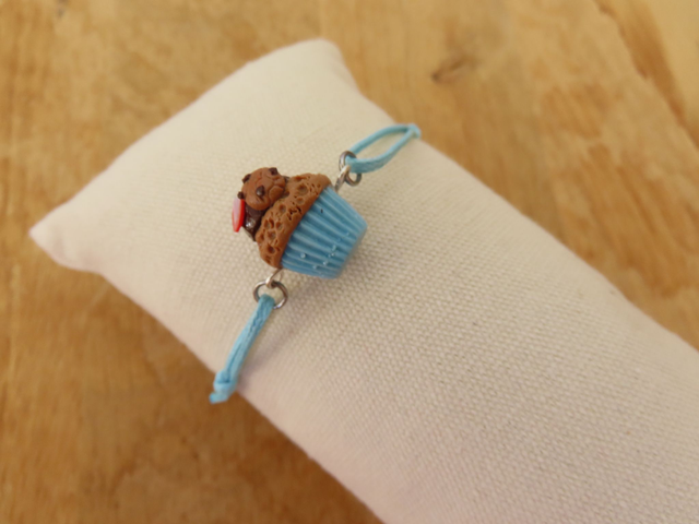 Cupcake cookie et fraise