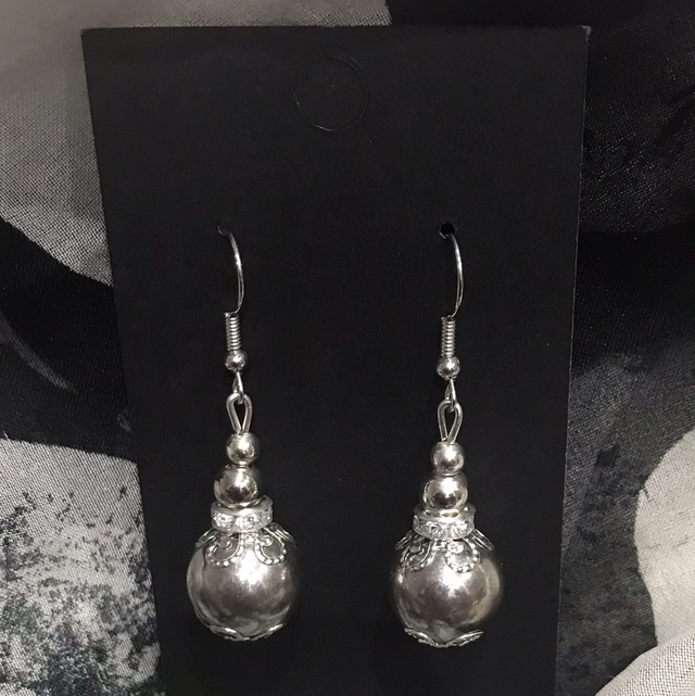 Silver Dangling Earrings- SDE153