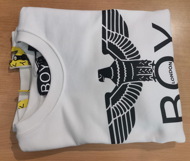 FELPA BOY London girocollo inserto