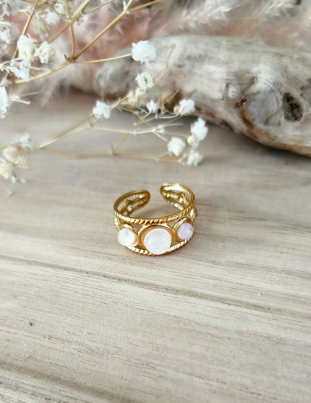 Bague Astrale Quartz rose