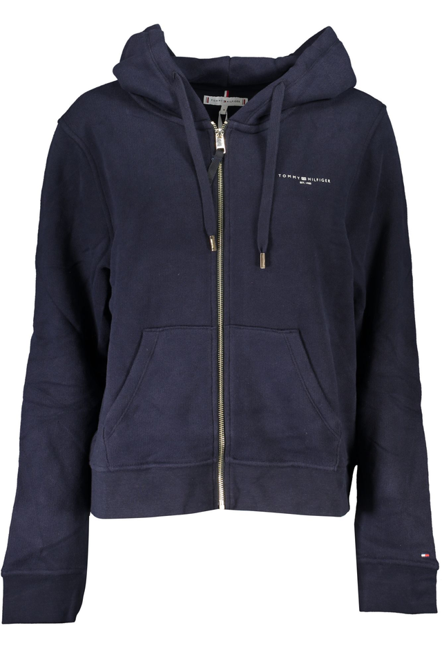 TOMMY HILFIGER FELPA CON ZIP DONNA BLU