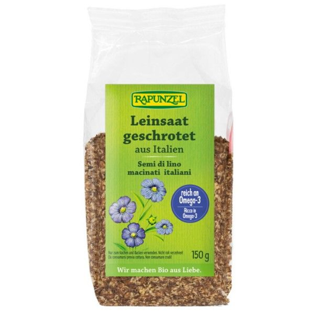 Rapunzel Leinsaat geschrotet 150g Packung