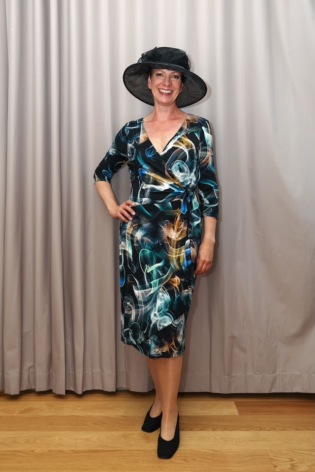 Michaela Louisa vihertävä kietaisumekko - koko 42 ja 44