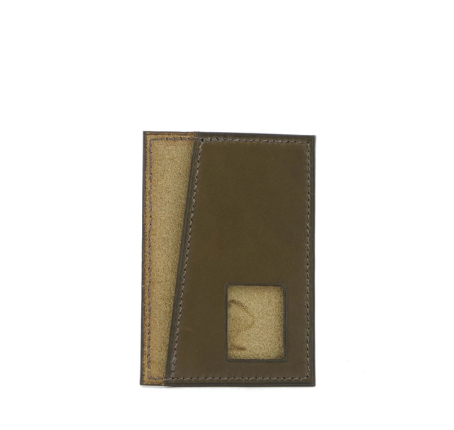 Porte-Pass Navigo Fenêtre Basse DENSHA Vert Khaki