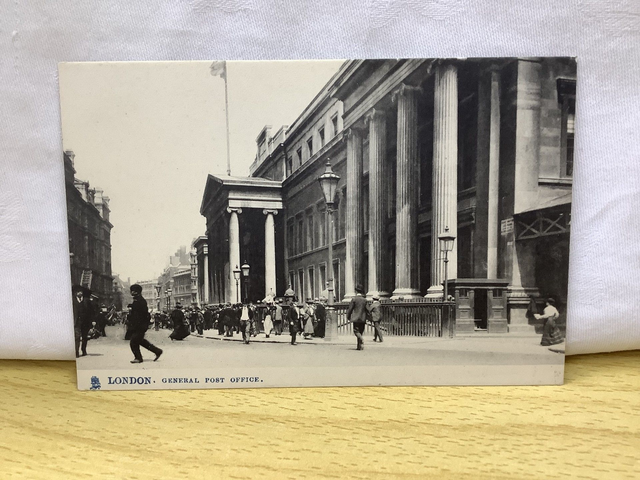 London General Post Office vintage  Raphael Tuck & Sons View Series postcard.