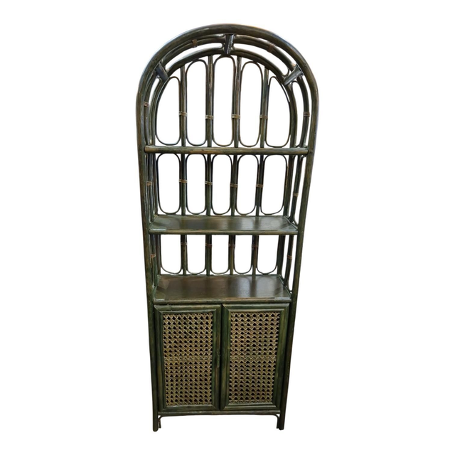 Bibliothèque en rotin