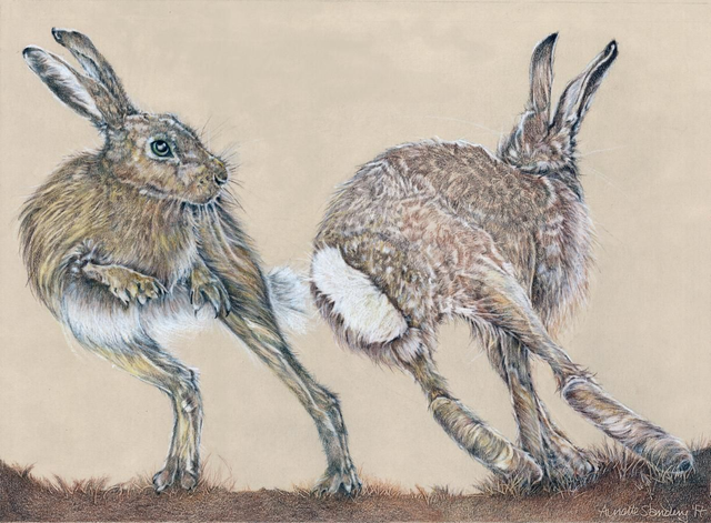 Haring Around Original SOLD