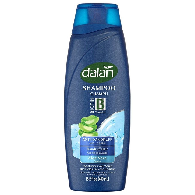DALAN 450ml Szampon PRZECIWŁUPIEŻOWY z Aloe Vera BIOTIN Complex