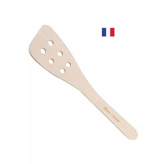 Spatule à trous en bois de hêtre Ah!Table