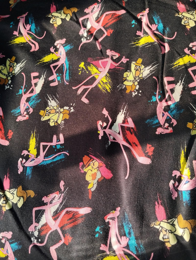 Tissu Pink Panthère pour COMMANDE 