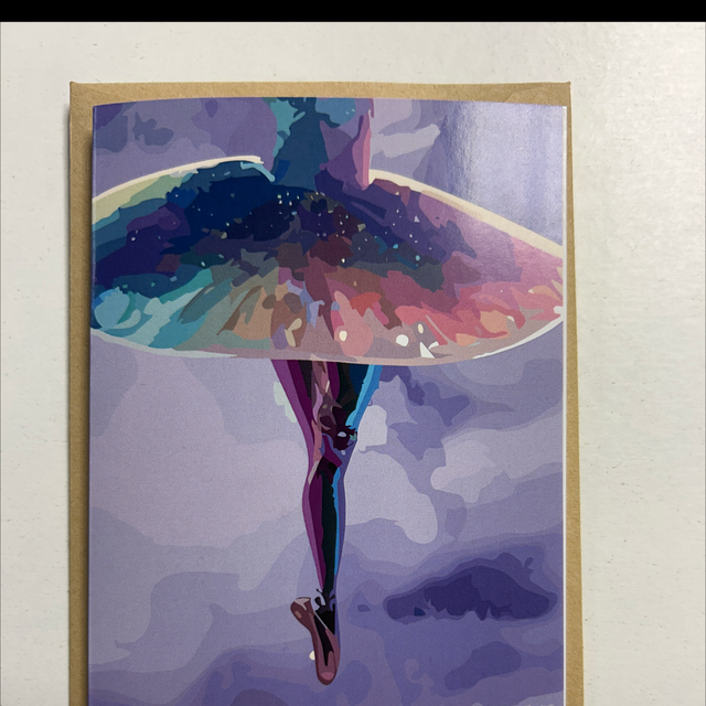 Ballerina card 
