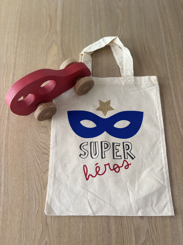 Tote-bag/pochon - Super héros (1)