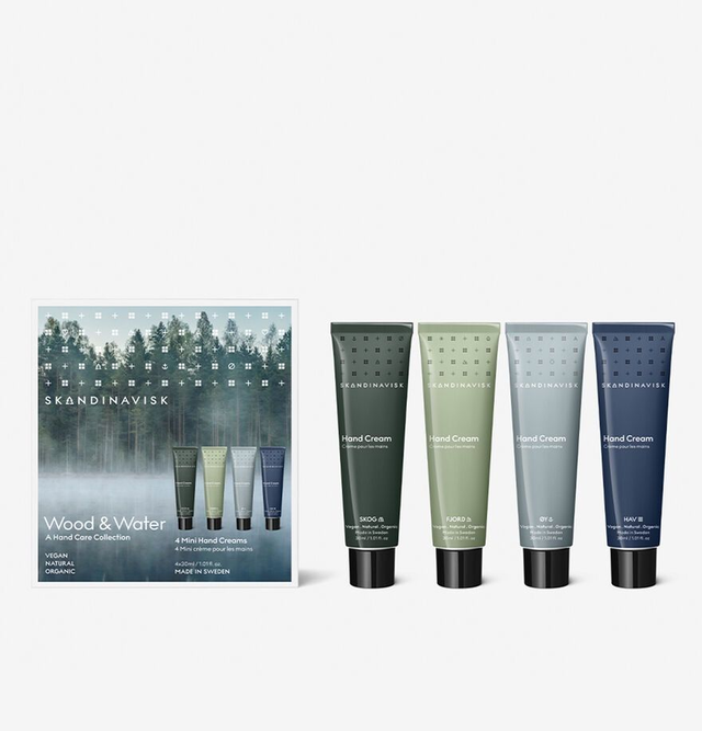 Giftset 4 Mini Cremas de Manos - SKOG, FJORD, ØY, HAV