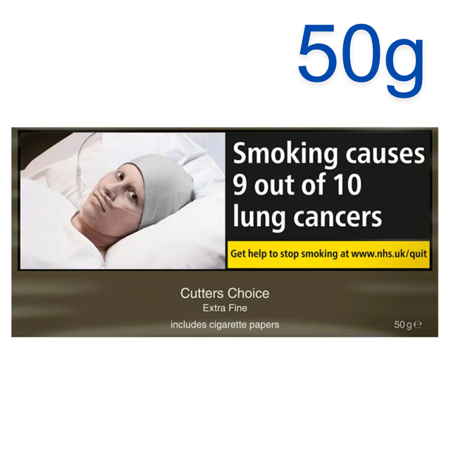 Cutters Choice Extra Fine Rolling Tobacco, 50g