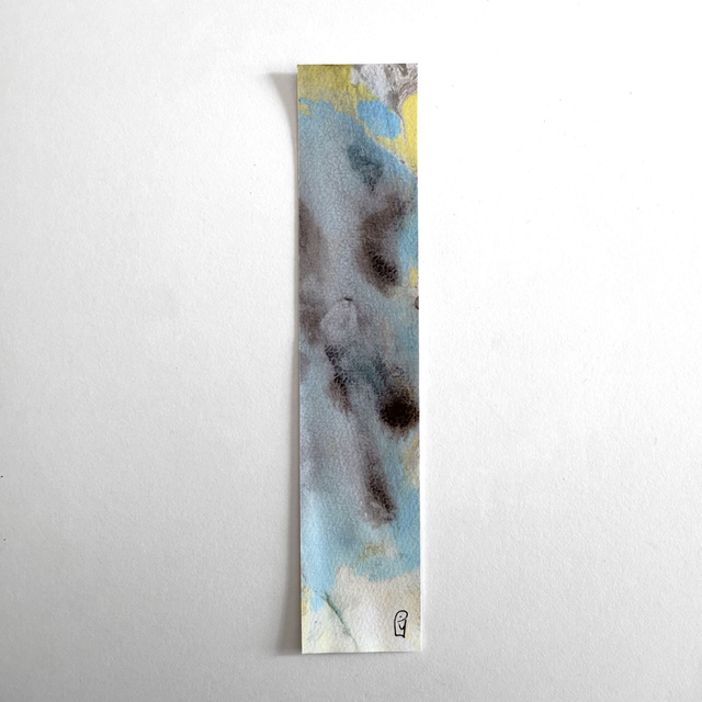 Marque-page Suminagachi