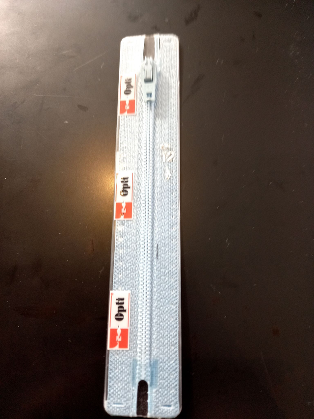 S60 / kleur 259 Opti rits kunststof lichtblauw