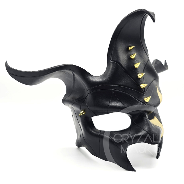 Jester with Gold Spiked coned Rivets