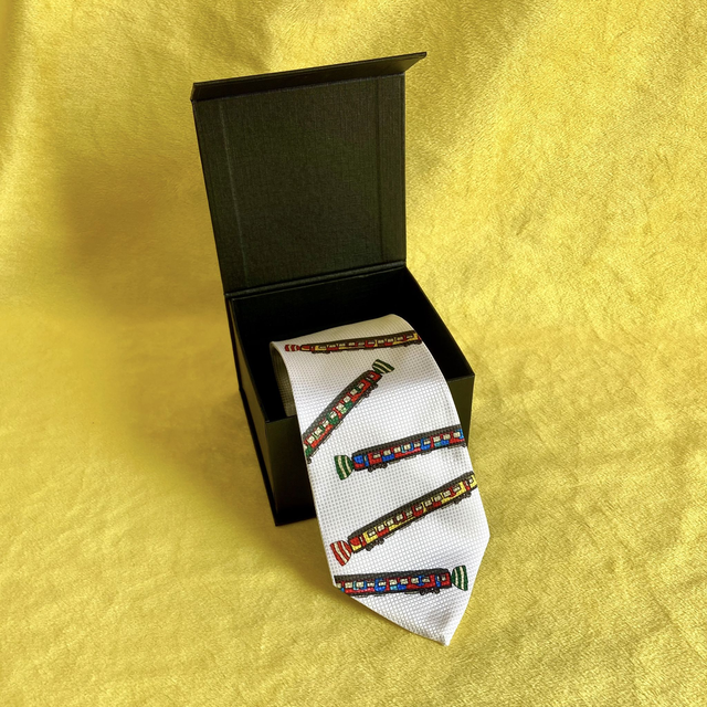 Cravate Bonbon Train Corail