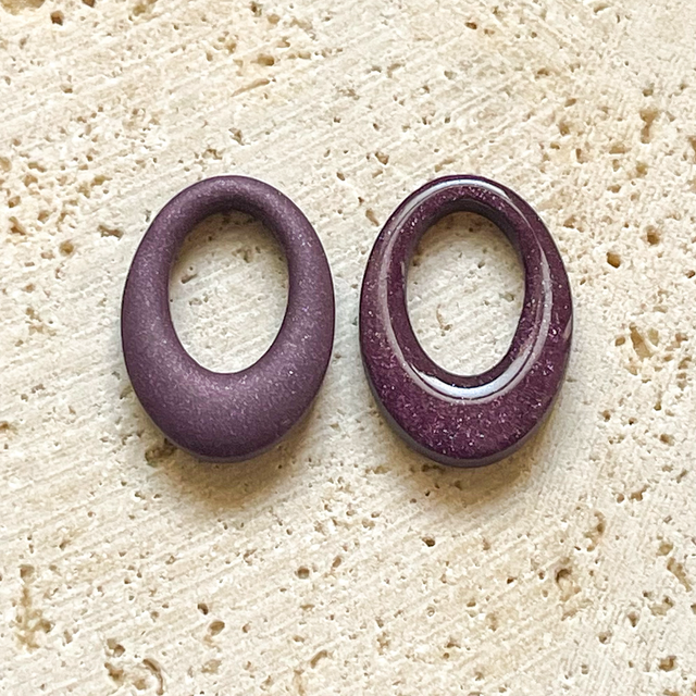 Anela l Pampille Réversible - Aubergine