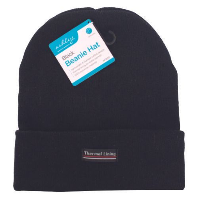 Adult Beanie Hat Black