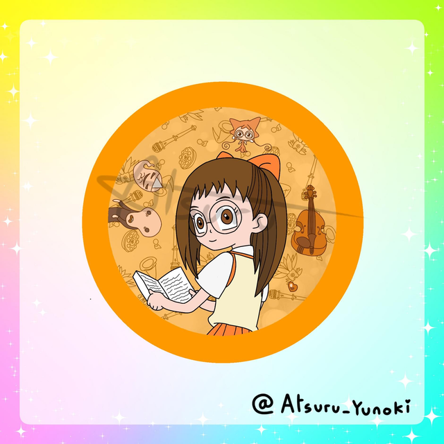 Emilie (Hazuki) / Rainbow Badges / Serie 13 / Ojamajo Doremi / (Design by Atsuru_Yunoki (me) )