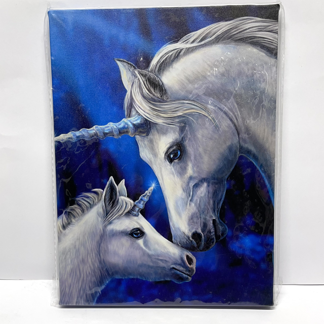 Lisa Parker Art - Sacred Love Unicorn Hanging Canvas Print