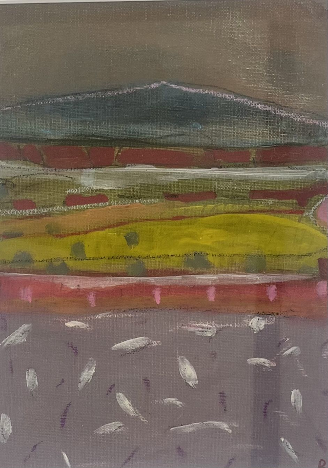 RN07 Autumn Music by Rory Nugent, 32x42cm Oil on Paper