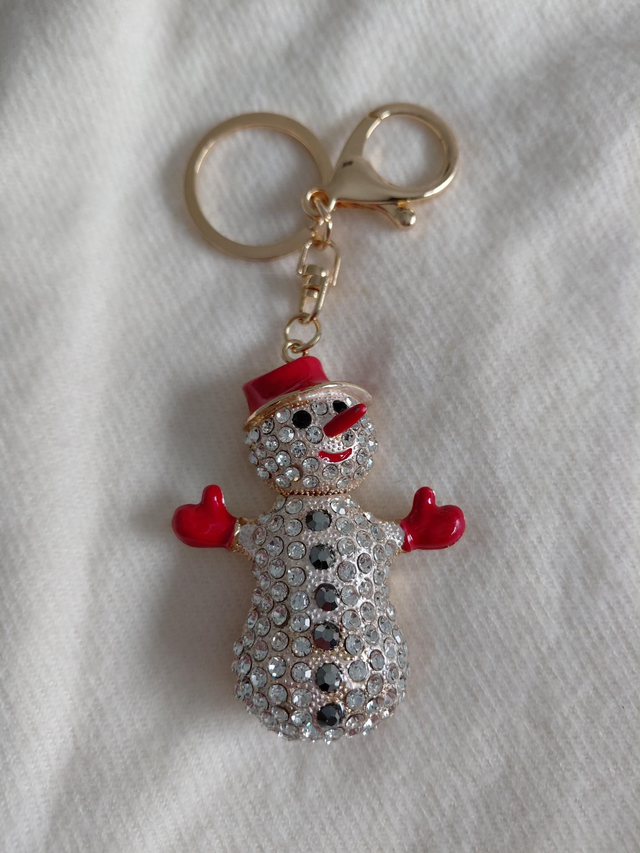 PORTE-CLÉS BONHOMME DE NEIGE ☃️