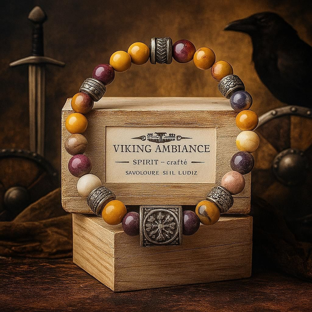 Bracelet Jaspe Mokaite - Force &amp; Ancrage