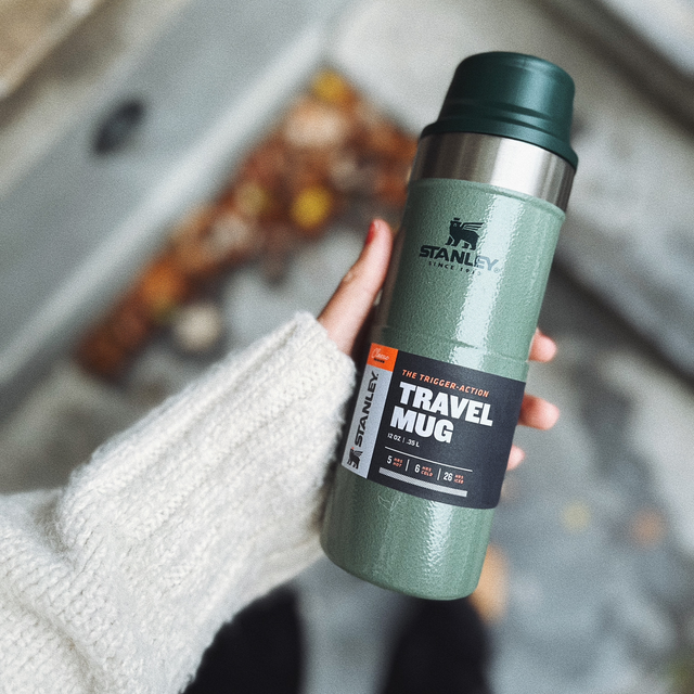Stanley Trigger-Action Travel Mug 0,35L Hammertone Green