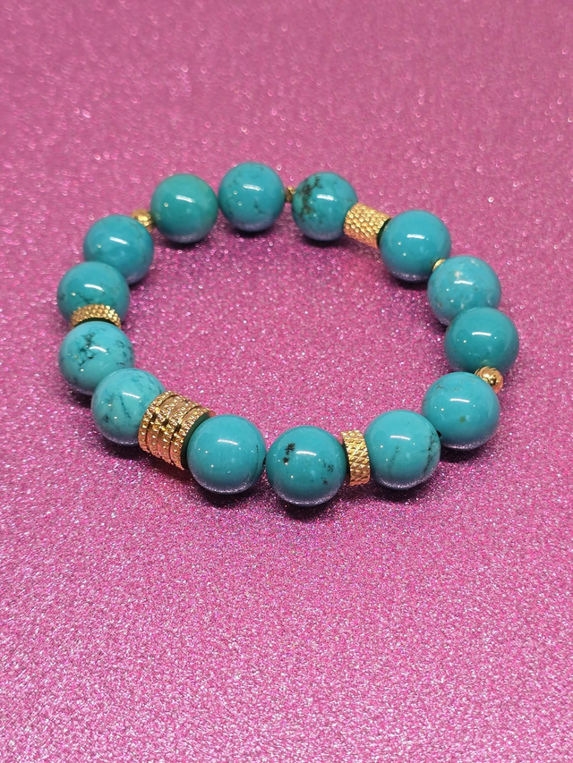 Bracelet Turquoise de Chine XL en 1,2 cm