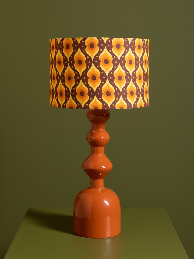 Lampe à poser orange Groovy